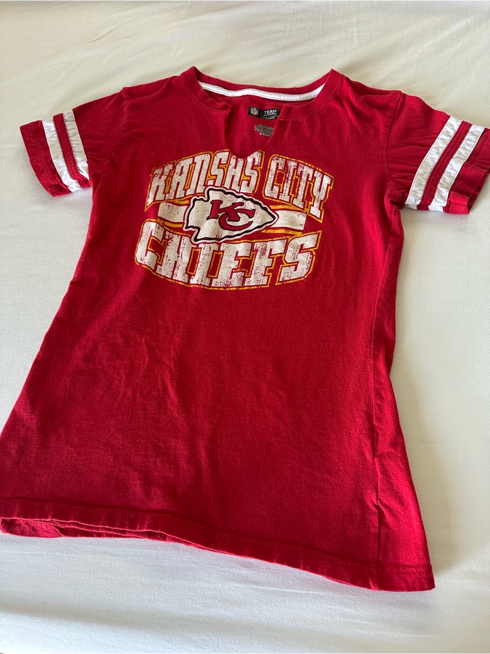 NFL Kids Red Kansas City Chiefs Short Sleeve Tee